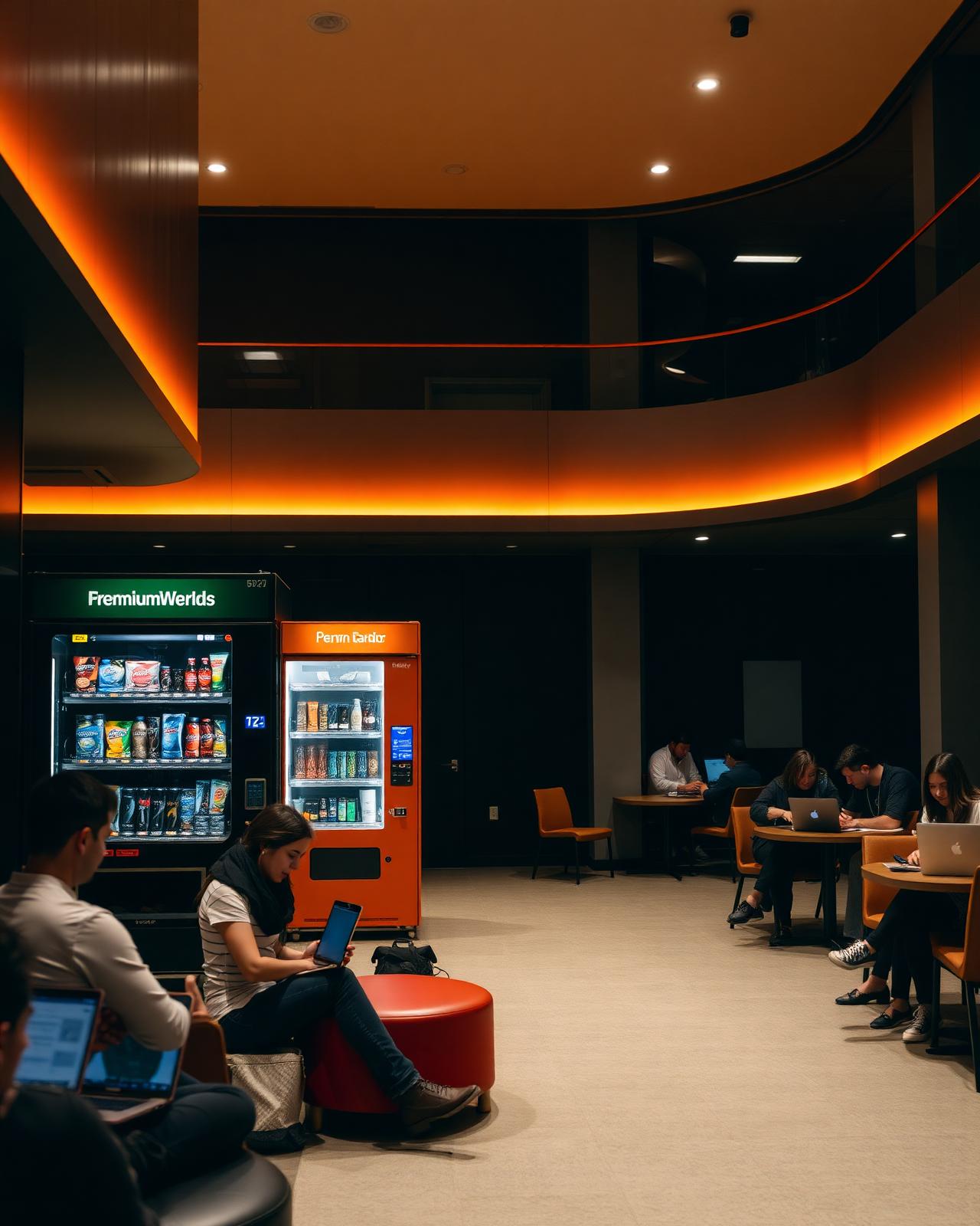 Universities & Colleges environment with premium vending