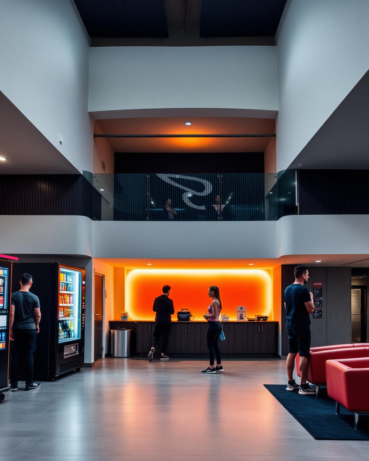 Leisure Centres environment with premium vending